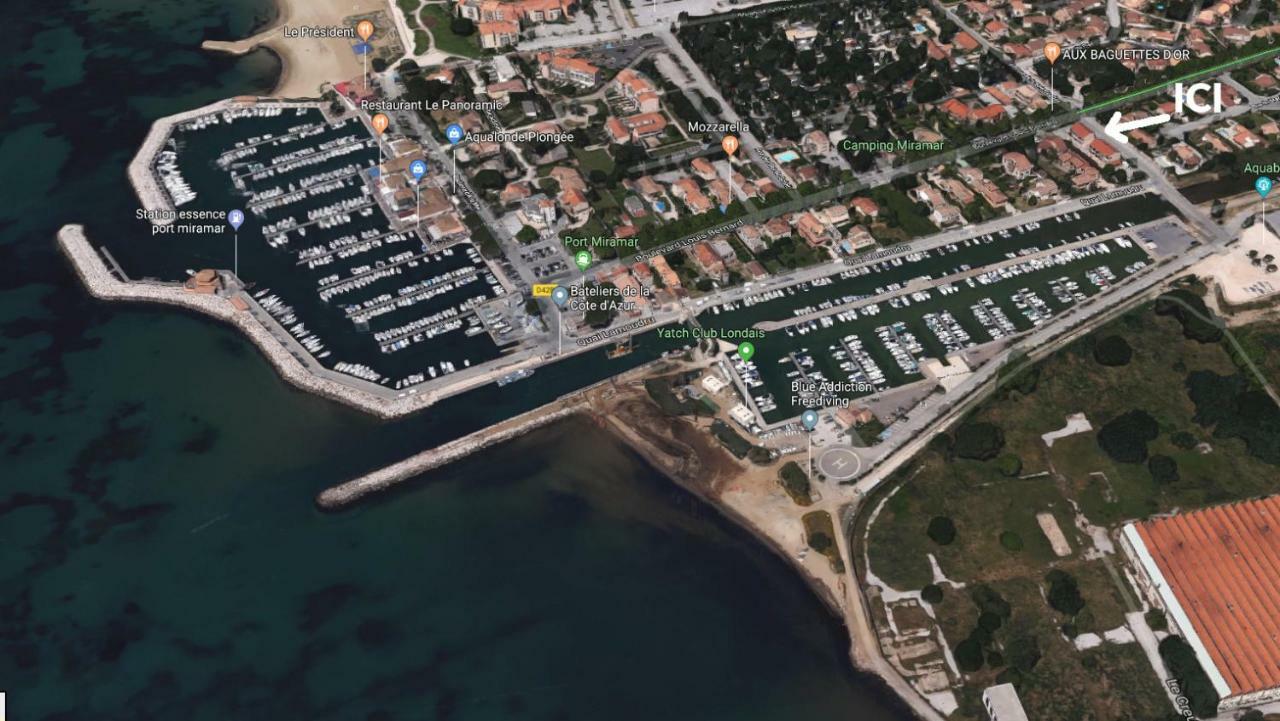 Studio Mezzanine Vue Port Et Mer La Londe-les-Maures Eksteriør bilde